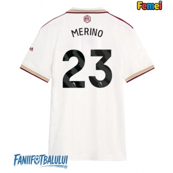 Arsenal Mikel Merino #23 Tricou Fotbal Replică 2025-26 Femei Treilea